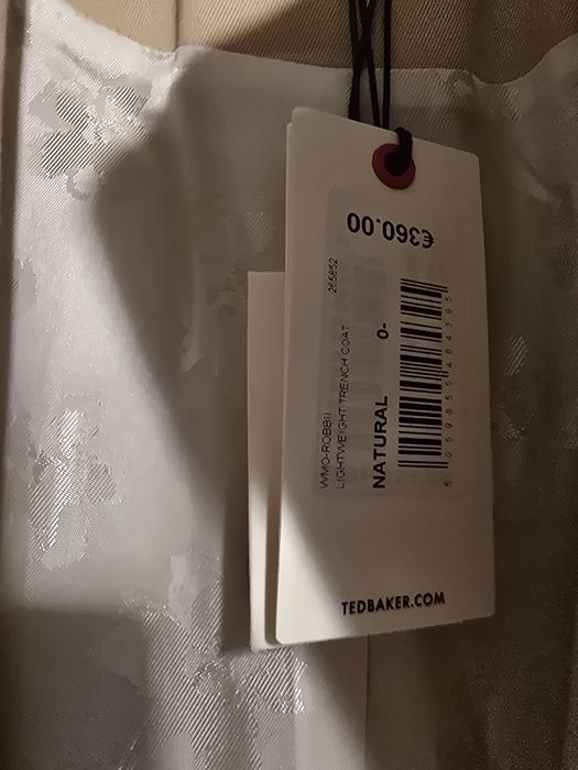 Нов тренчкот с етикет Ted Baker, размер 1/S