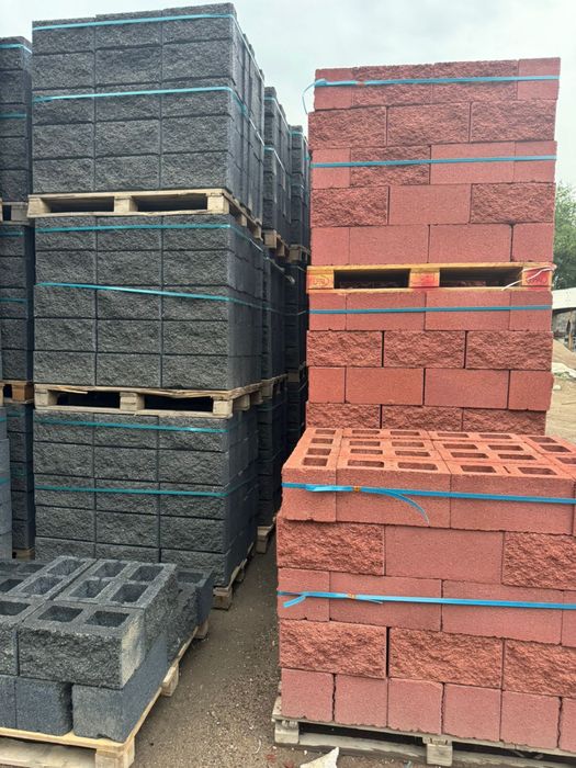 сплитерные блоки , колоны, рванный