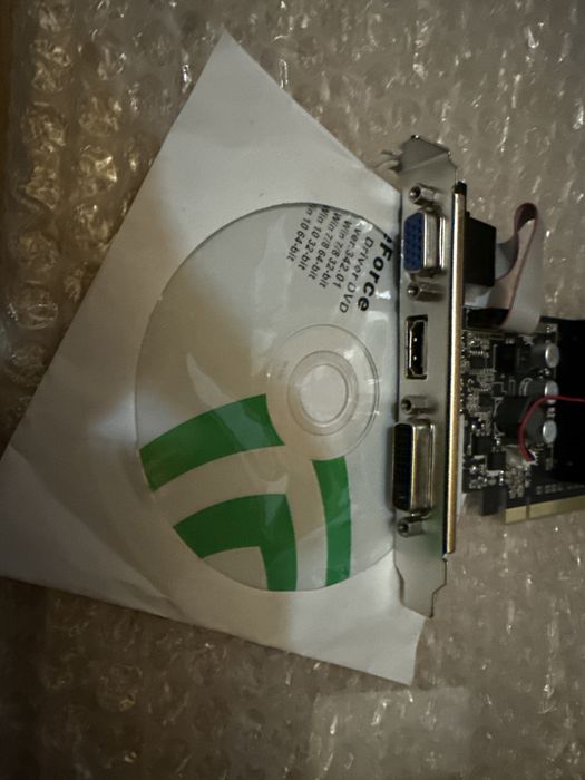 Placă video GPU GT610,1GB DDR3 64Bit 1800MHz PC HDMI VGA DVI PCIE 2.0