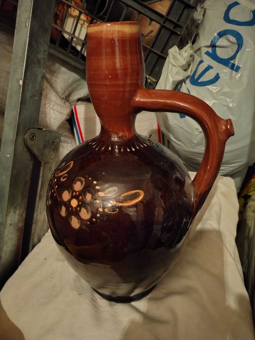 Българска керамична стомна отТроянския край.!