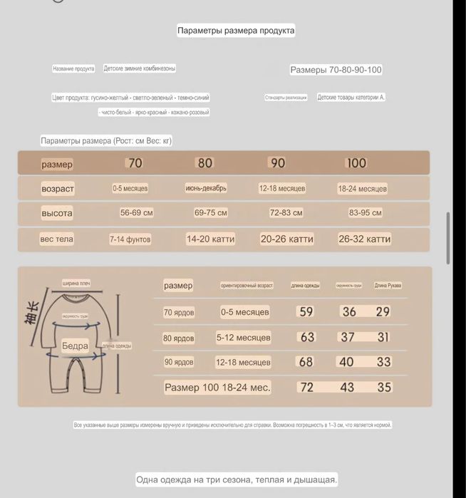 Пуховик детский НОВЫЙ