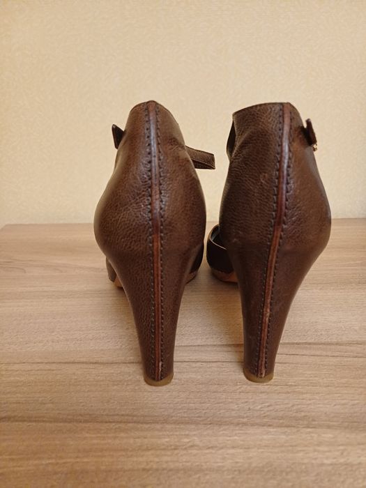Max Mara x Roberto Del Carlo х Pollini дамски кожени обувки №36,37 – Made in Italy