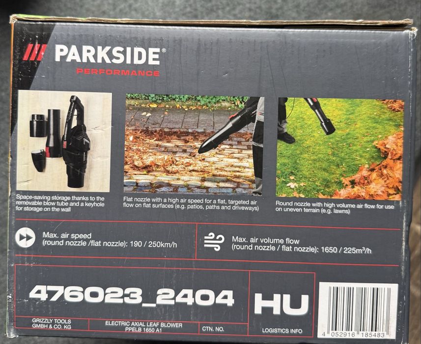 Suflanta frunze Parkside Performance pe fir 1650w