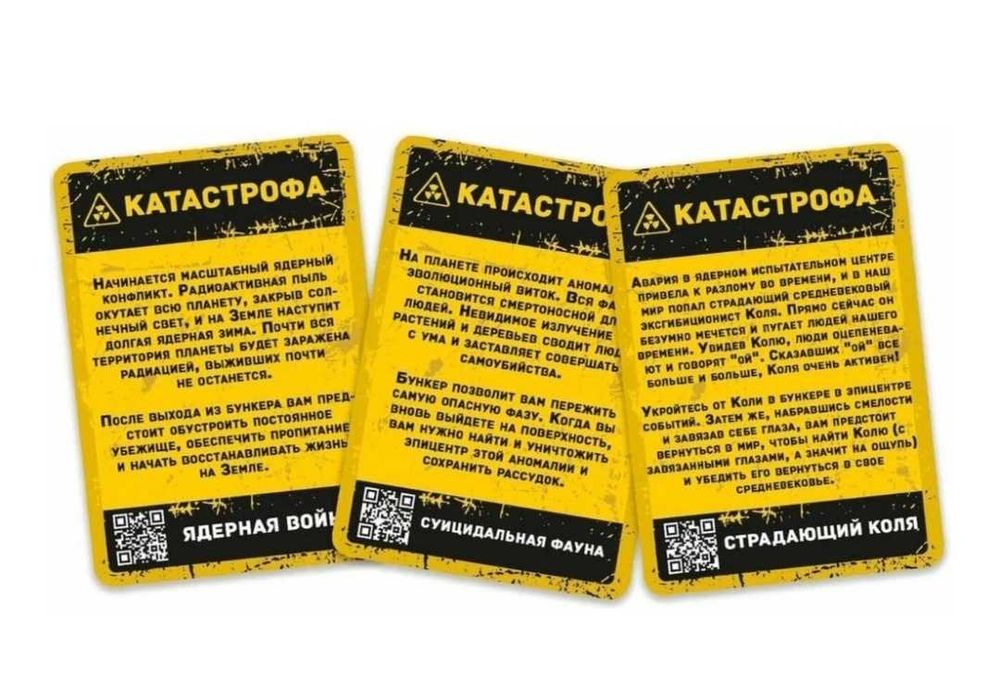 Настольная игра Бункер