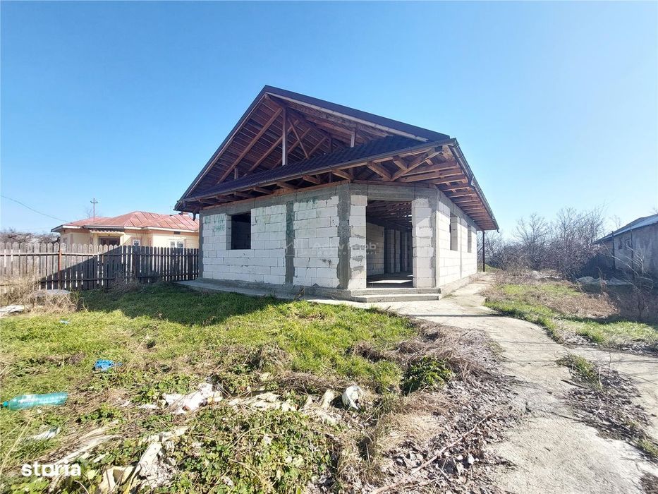 Casa tip Parter, 100 mp, teren 860 mp, comuna Galbenu