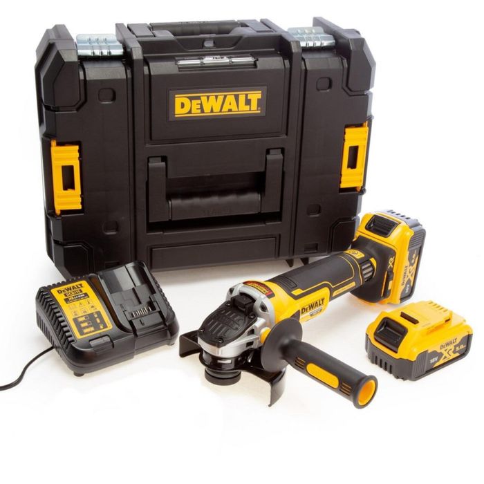 Ъглошлайф DeWALT  DCG405P2 18V Brushless  + 2бр. 5Ah , Зарядно и Куфар