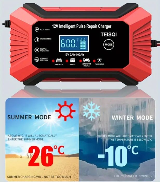 Încărcător baterie auto , redresor auto 12V -24V