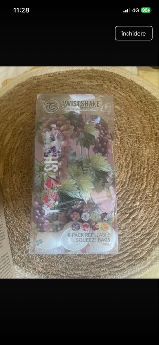 Twistshake reutilizabile 8 pcs