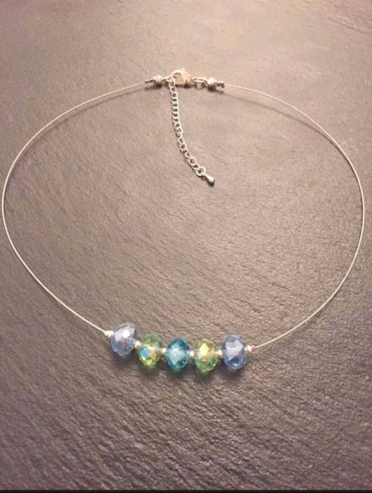 Елегантно дамско колие* Стилно* Кристални мъниста