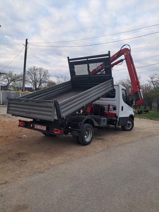 Iveco daily basculabil cu macara,nacela