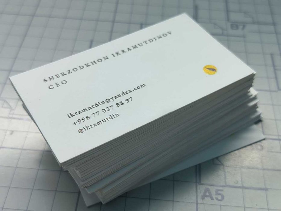 Изготовление визиток на заказ