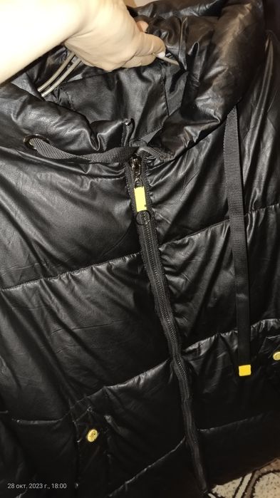 Куртка экокожа оверсайз