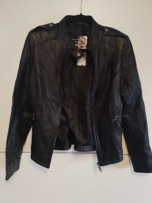 Дамско яке естествена кожа