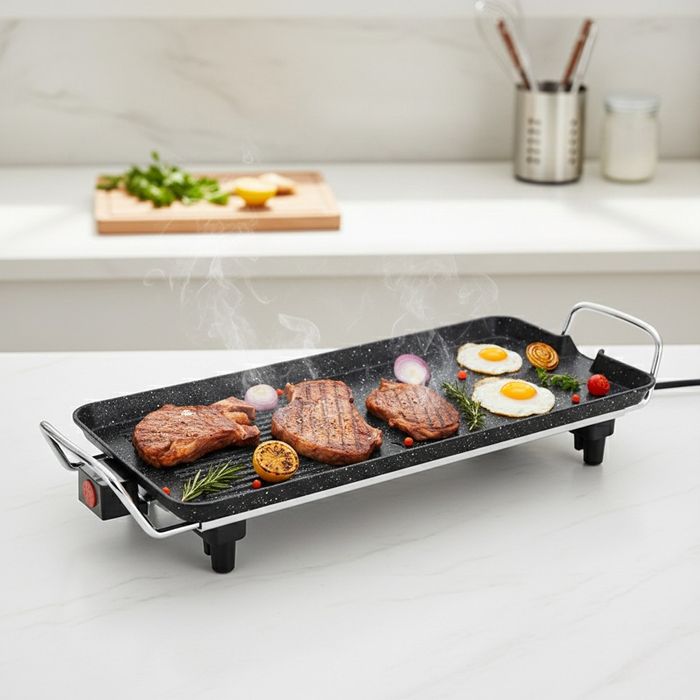 Електрически грил Lexical LBQ-2591 с незалепващо гранитно покритие