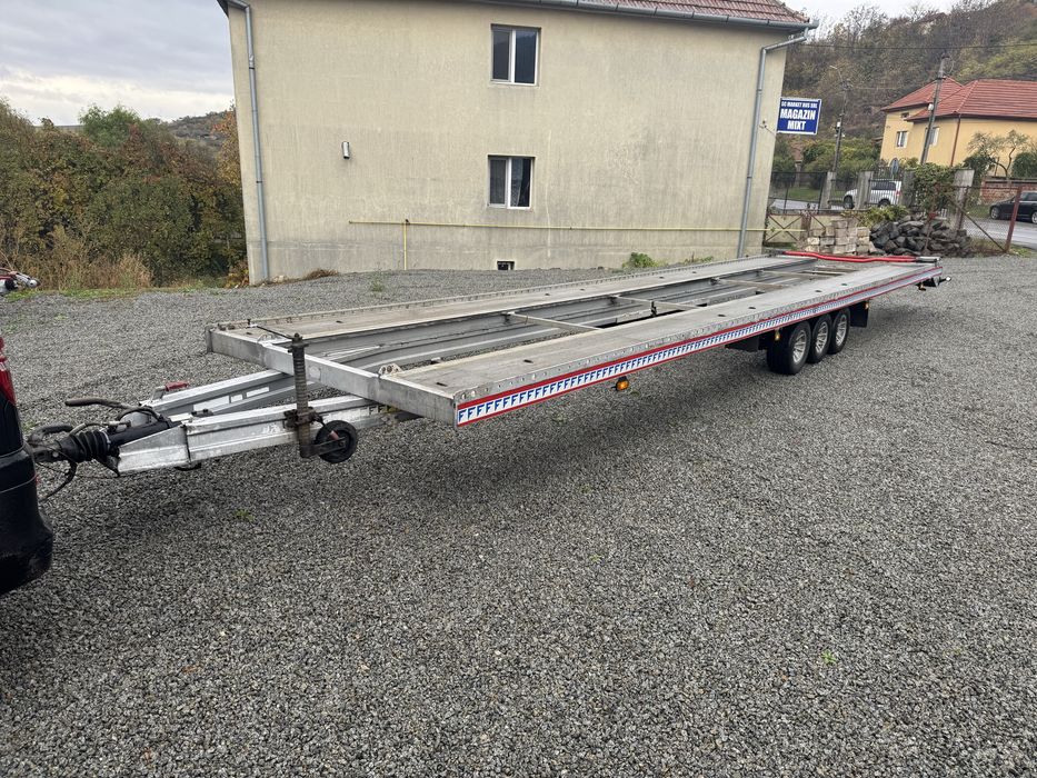 Vand trailer dublu Fitzel 2 pozitii full aluminiu