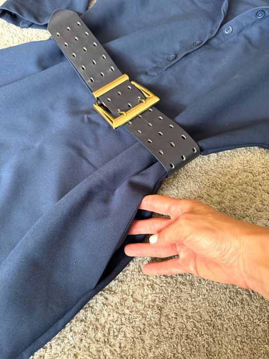 Рокля, зимна, размер 36 - S - носена е два пъти, като нова е