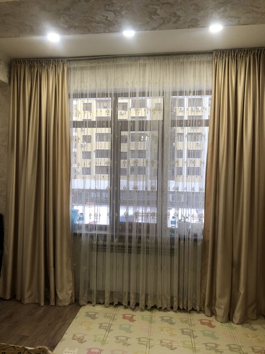 Шторы+тюли вместе