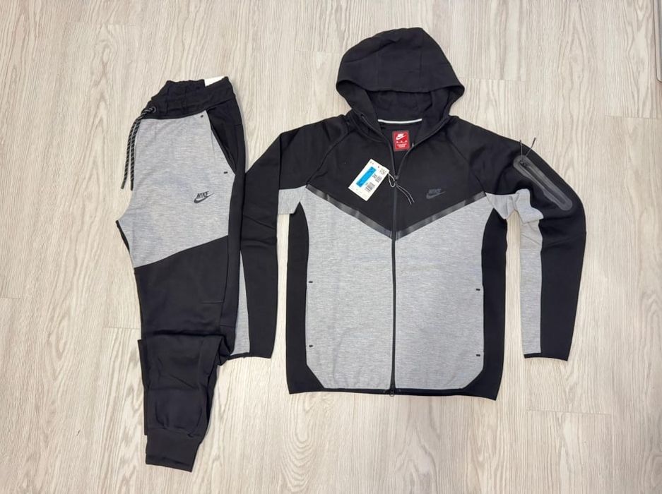 Trening Nike Tech Negru Gri Bumbac