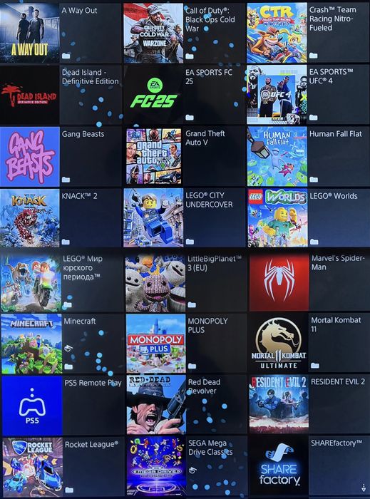 Продам sony playstation 4 с играми