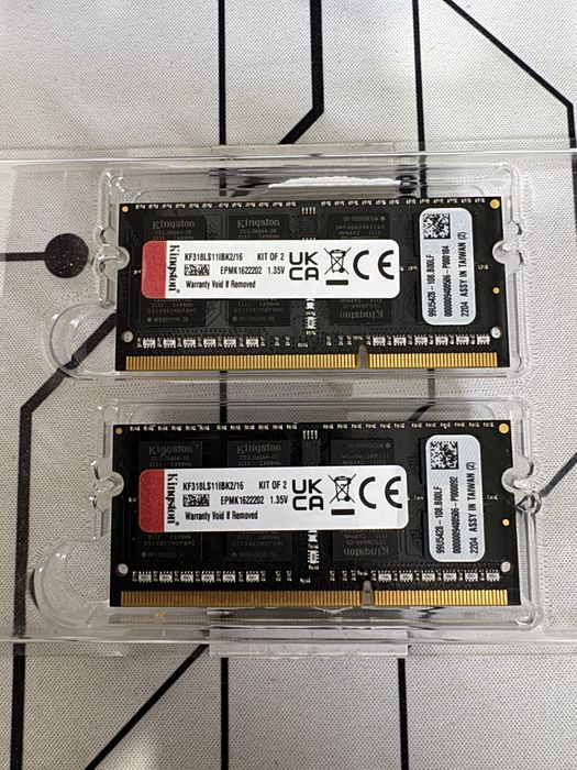 Kingston Fury IMPACT memorie RAM 16GB (2x8GB) DDR3 1866MHz CL11