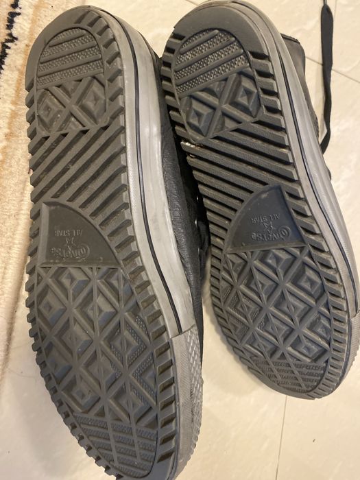 Ghete Converse All Star piele nr 44, groase, stare foarte buna