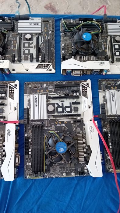 Pachet componente PC - 5x ASRock B250 Pro4+ 3x Surse FSP Hyper M