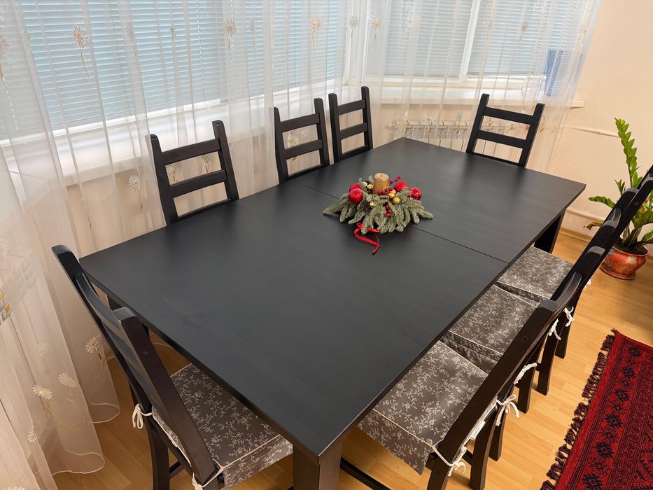 Стол и стулья ИКЕА