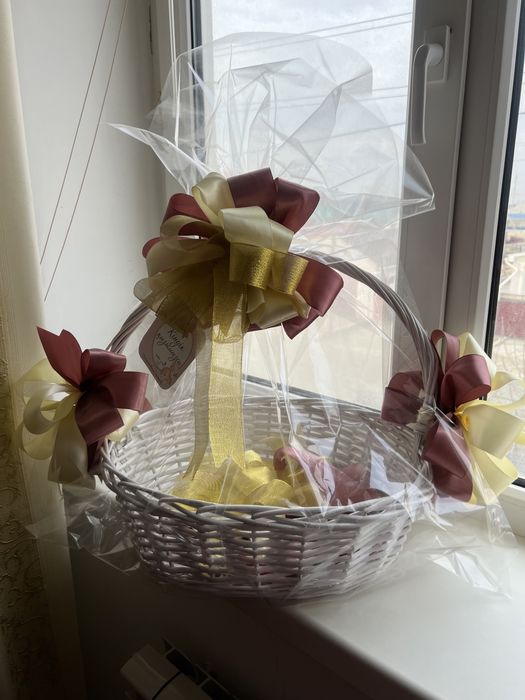 Корзина белая большая