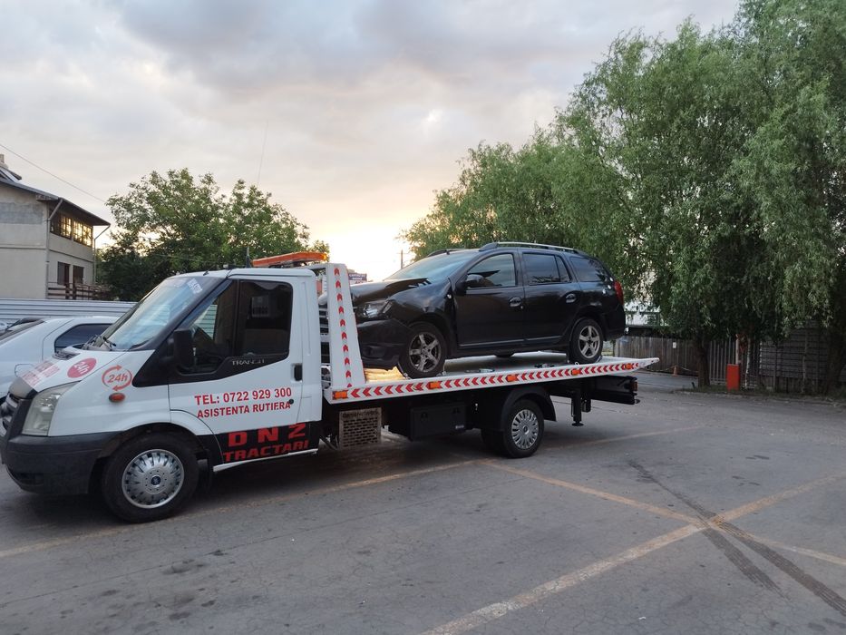 Platforma tractari, asistență rutieră București și Ilfov, autostradă