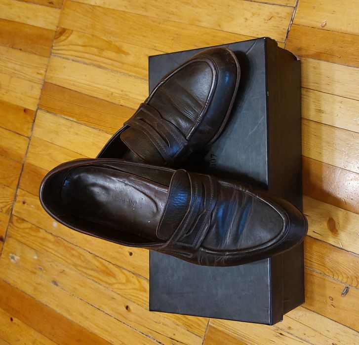 Коженная обувь, тёмно-коричновое раз:40,41..