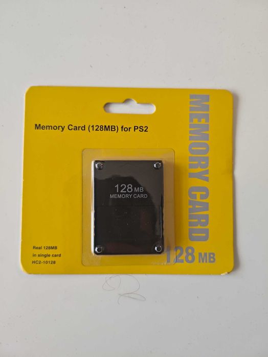 Нова Мемори карта за PS2 - 128 MB Playstation 2 Memory card