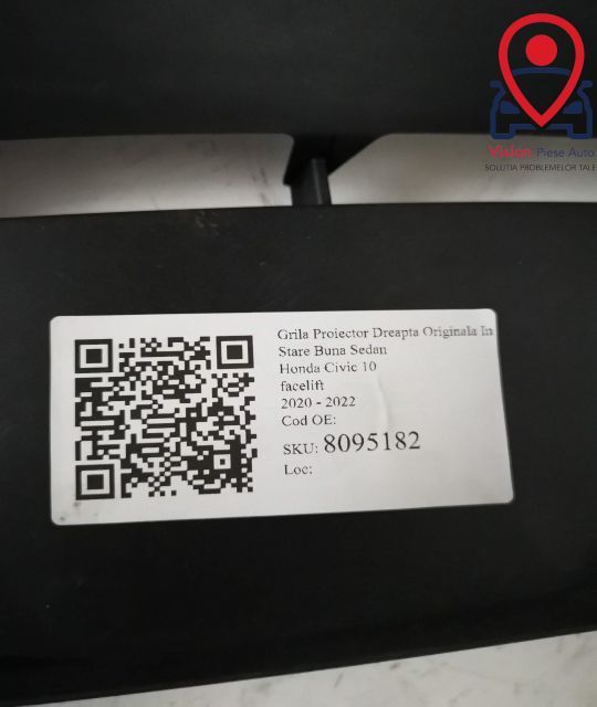 Grila Proiector Dreapta Originala In Stare Buna Sedan Honda Civic 10 (