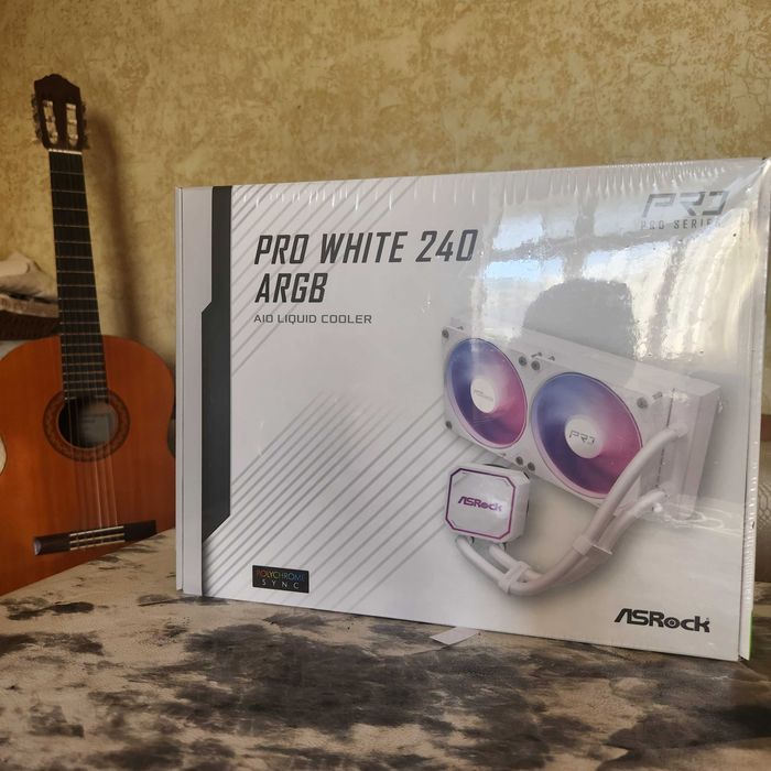 ASRock Pro White 240 ARGB — белое водяное охлаждение