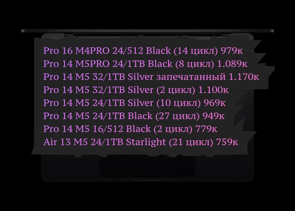 MacBook Pro 14/16 M3PRO/M4PRO M5