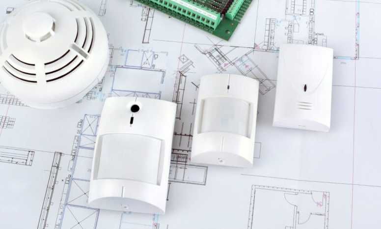 Установка охранной сигнализации