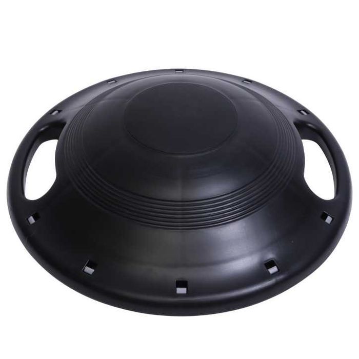 Placa de echilibru cu mânere, negre/gri închis