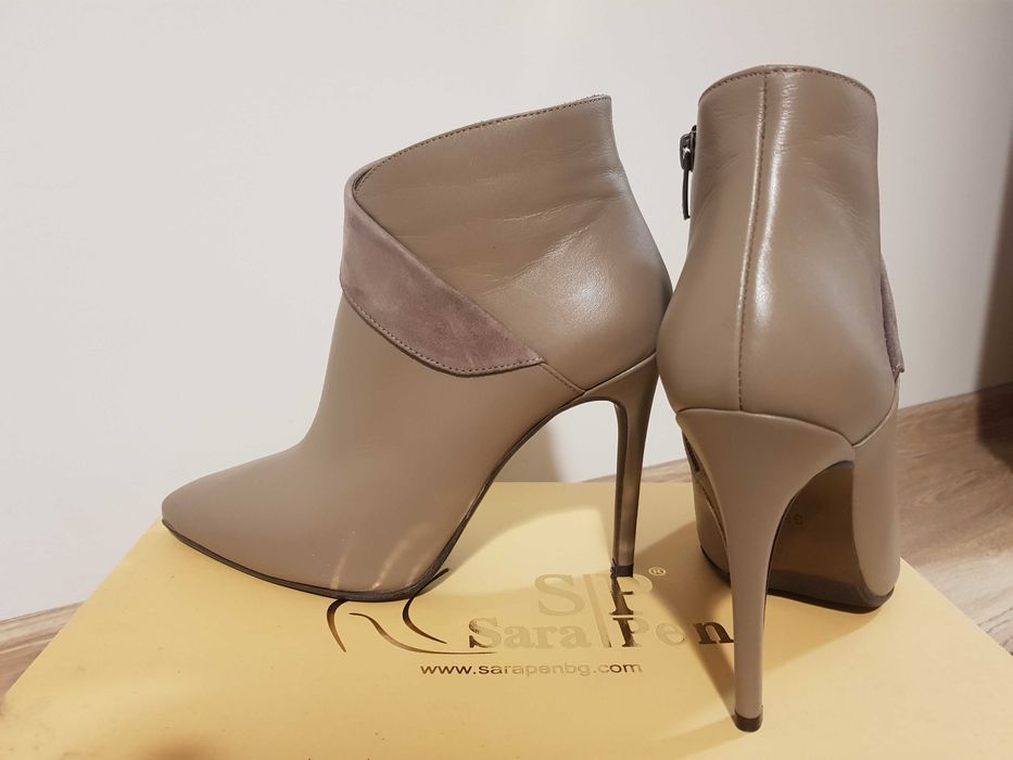 Кожени боти Sara Pen номер 38