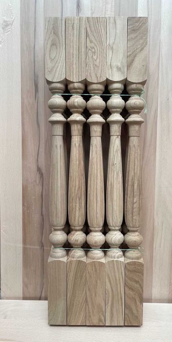 Balustri din lemn stejar