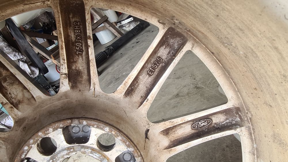 Jante aliaj si anvelope de iarna pe 18" ford mondeo 235/45R18