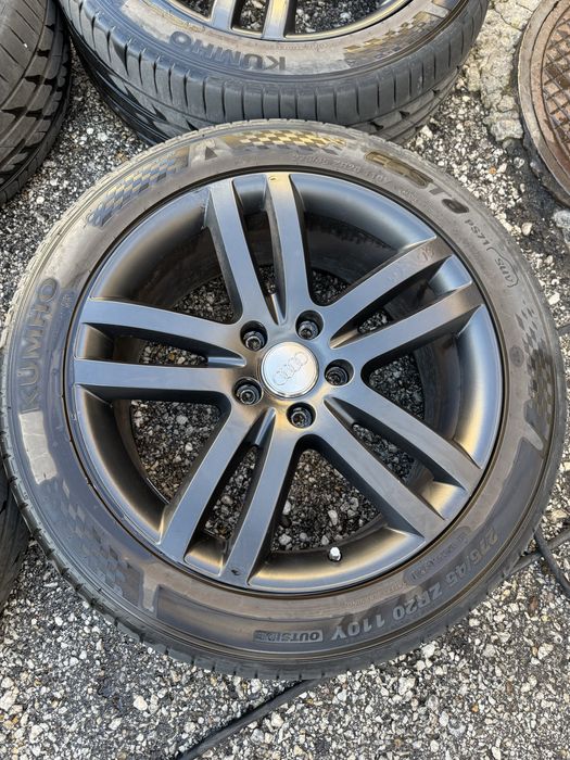 Джанти 20 ки Q7 Нови Гуми Audi 5x130 ЕТ60 9J 275 45 20 Kumho Ауди КЮ7