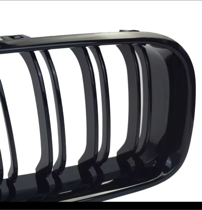 Set grile nari duble M negru lucios Bmw Seria 6 F06 F12 F13 2012-2017
