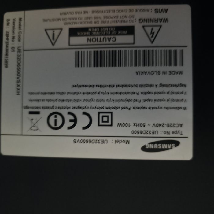 televizor samsung UE32D6500VS+ochelari 3D model SSG-4100GB