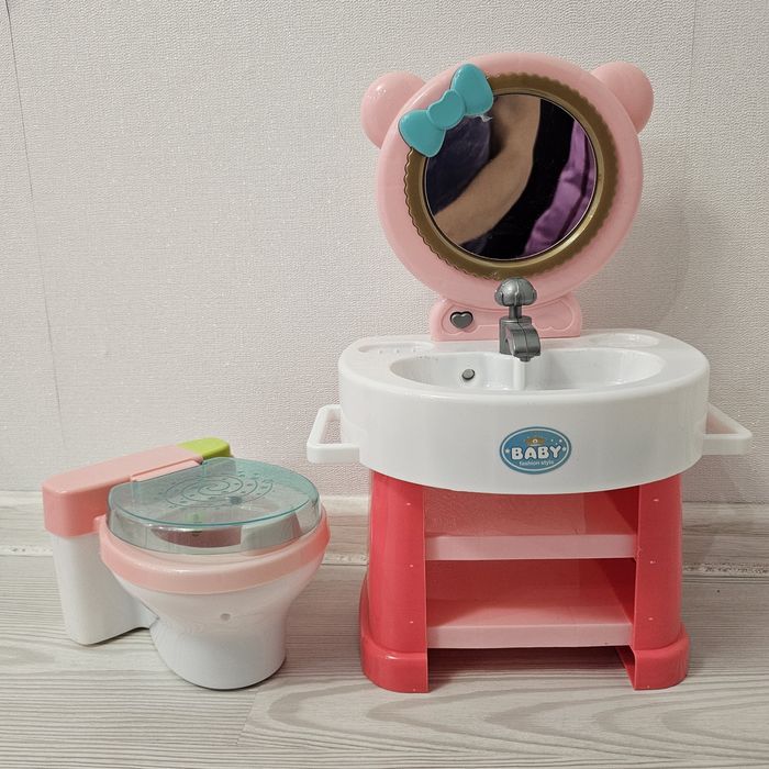 Музикално гърне за кукла и мивка