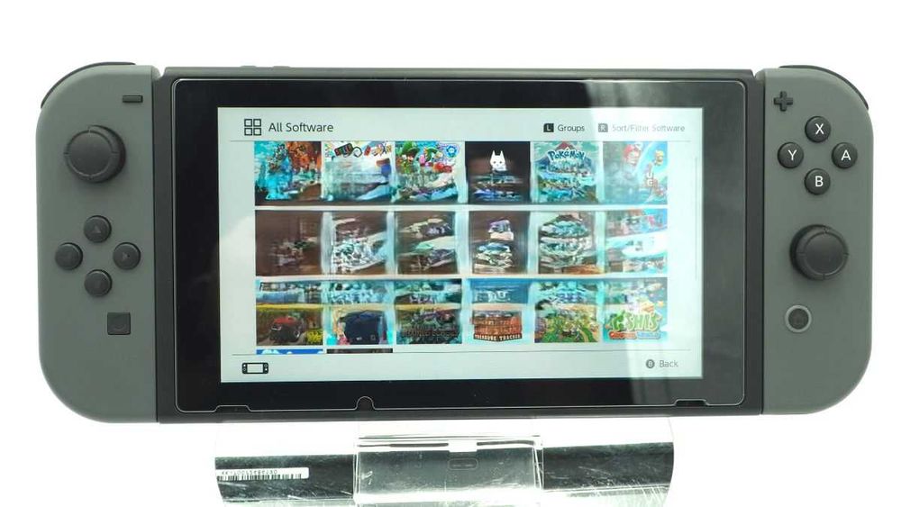 Nintendo Switch V1 Gray Japan Premium - Modat PicoFly/128GB/18 Jocuri