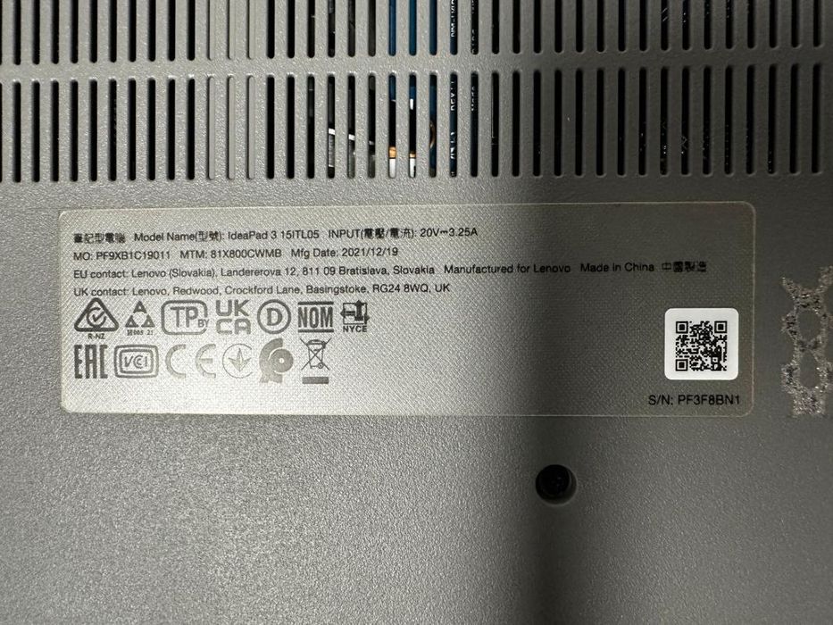 Laptop Lenovo Ideapad 3 15ITL05, IntelCore i5-11367 -T-