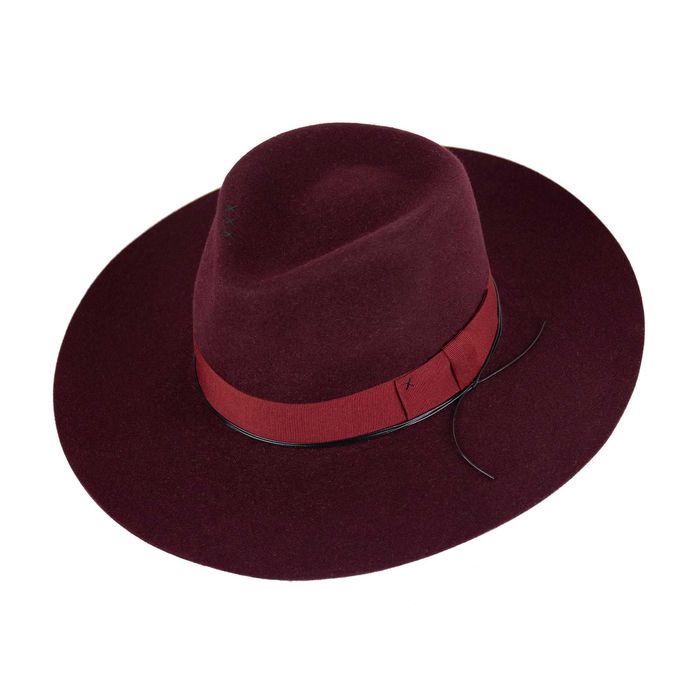 Pălărie Unisex Fedora Bordo Lana Dadarlat