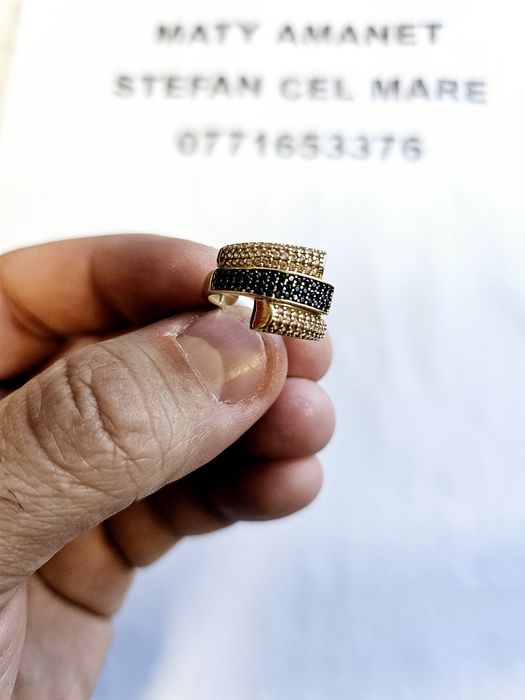 Vand inel dama din aur 14 k 3.8 g cod 625