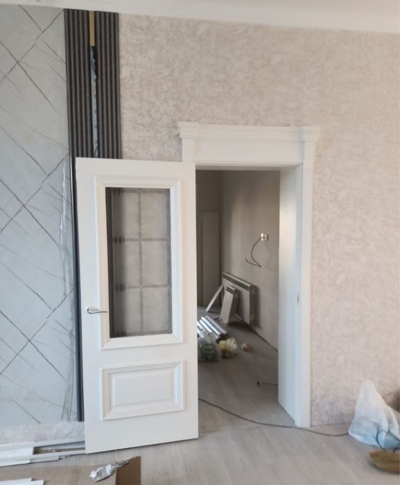 Есік орнату.Установка двери