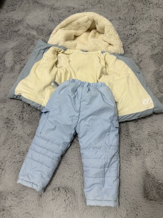 Geaca imblanita Mango + pantaloni imblaniti  98