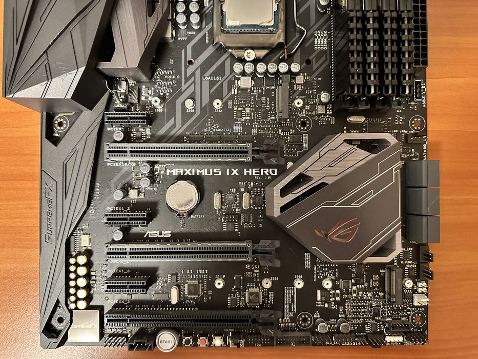 ASUS ROG Maximus IX Hero + Intel Core i5-7600K – funcționează perfect ...